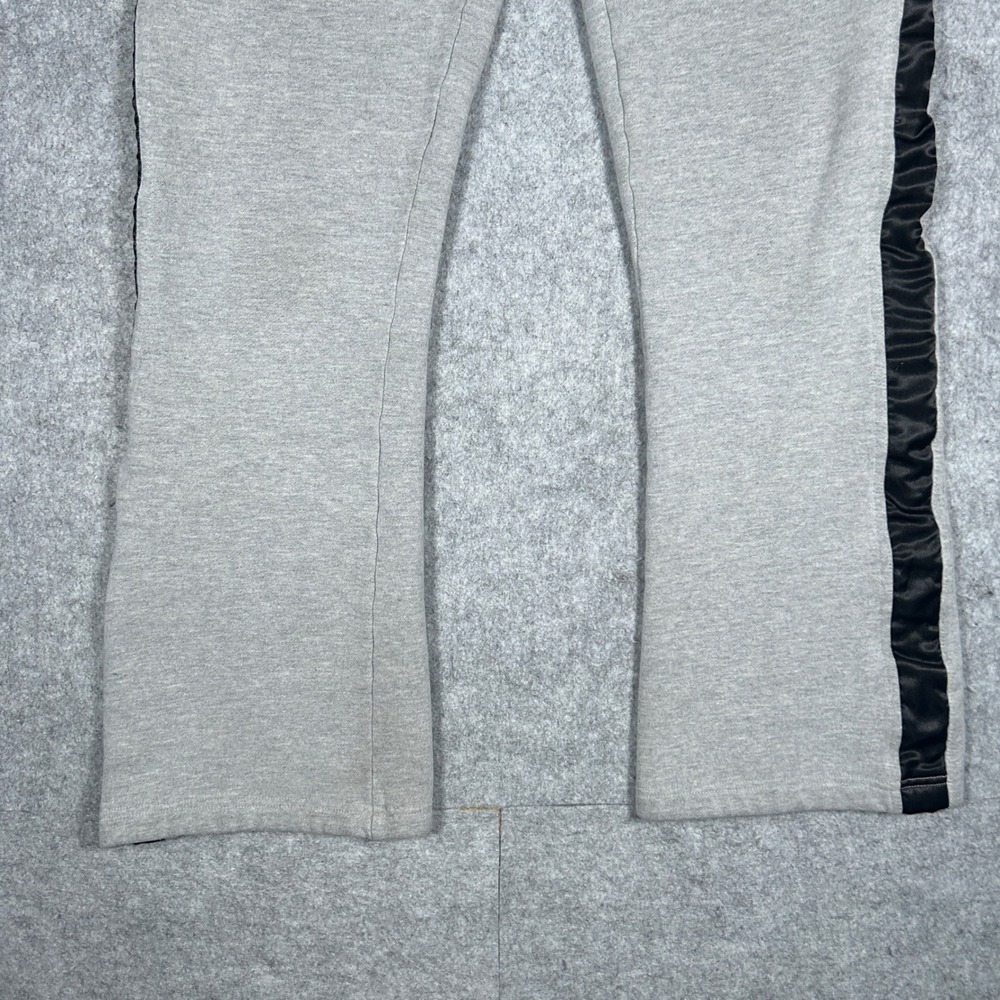 Skechers Sweatpants Womens Large Grey Black Side Stripe Y2K Flare Leg Athleisure - Picture 6 of 16